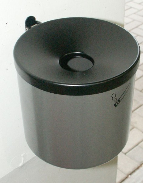 Wand Aschenbecher Rondo 2 Liter-Anthrazit