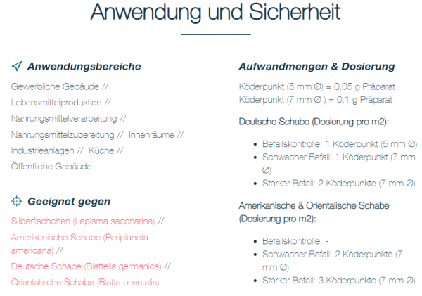 Schabengel - 1 x Kartusche 30g