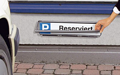 Wandhalter für Parkplatzschilder 52x11cm