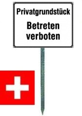 Privatgrundstück Betreten verboten