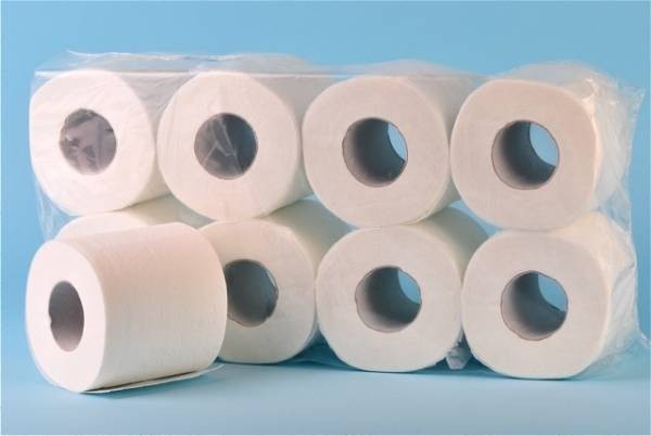 Toilettenpapier weiss 4-lagig 360 Rollen 1/4Palett