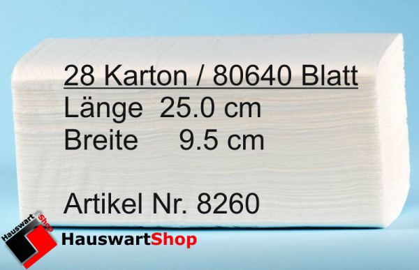 Faltpapierhandtücher 8260