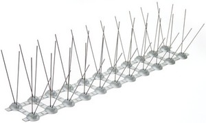 Taubenschutz Länge: 49,5cm / Breite: 7,5cm / Höhe: 10cm