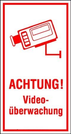 Achtung Videoüberwachung